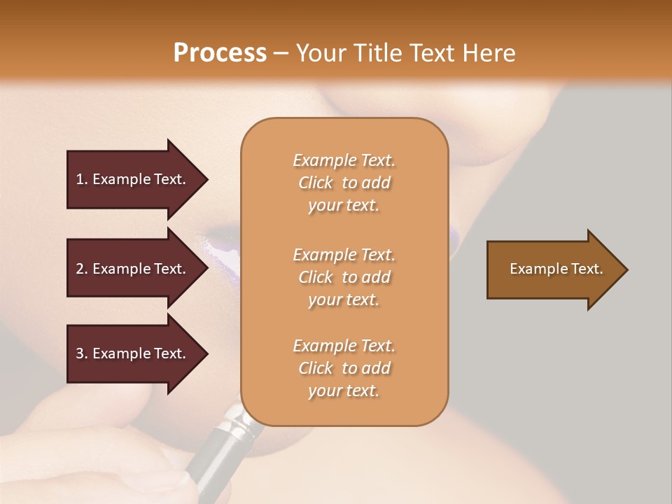 Gold Light Blur PowerPoint Template