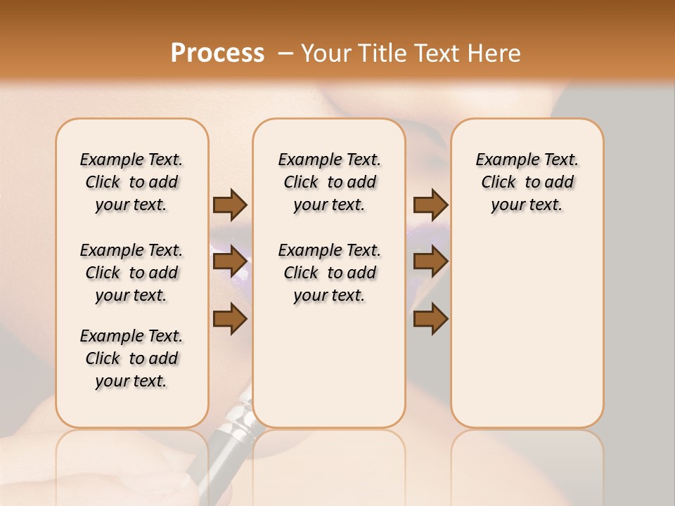 Gold Light Blur PowerPoint Template
