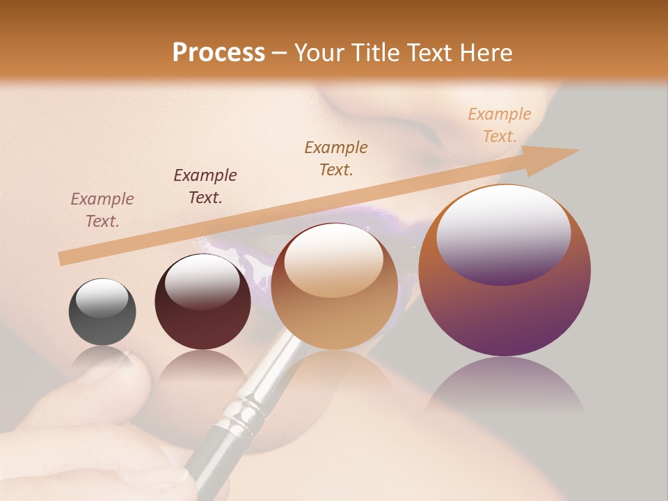 Gold Light Blur PowerPoint Template