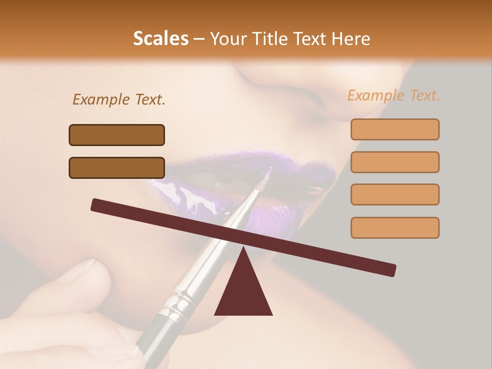 Gold Light Blur PowerPoint Template