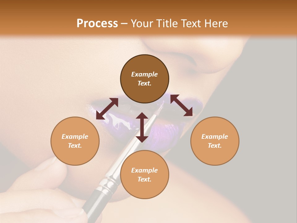 Gold Light Blur PowerPoint Template