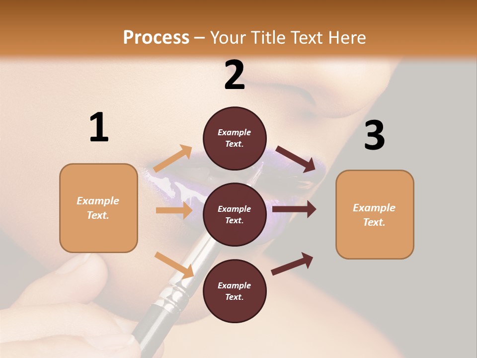 Gold Light Blur PowerPoint Template