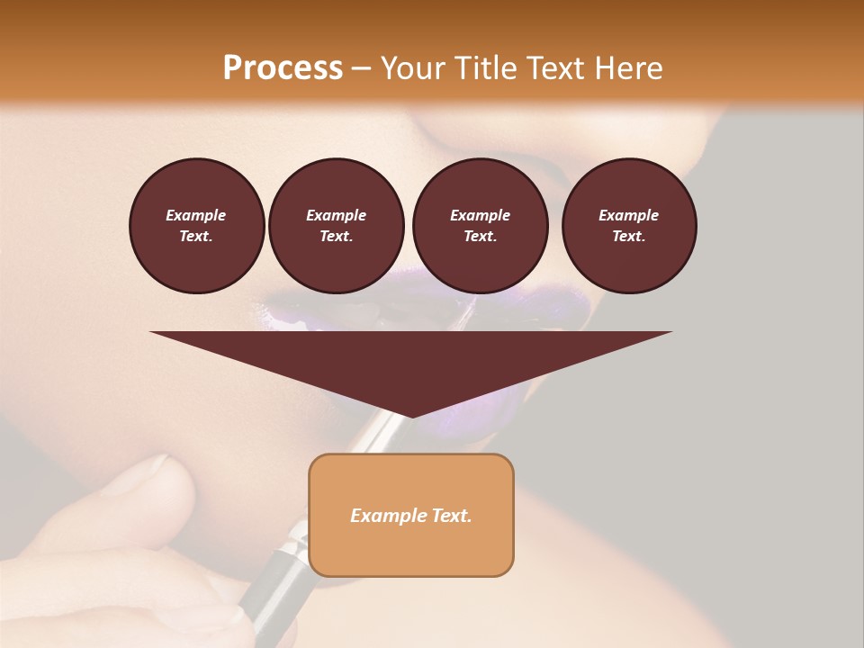 Gold Light Blur PowerPoint Template