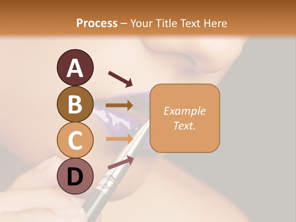 Gold Light Blur PowerPoint Template