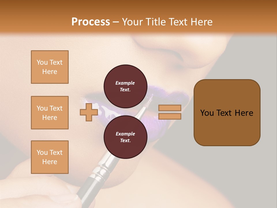 Gold Light Blur PowerPoint Template