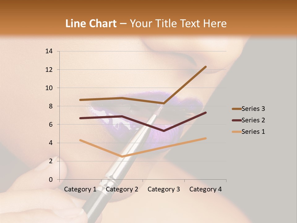 Gold Light Blur PowerPoint Template