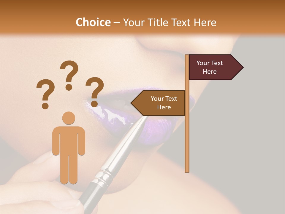 Gold Light Blur PowerPoint Template