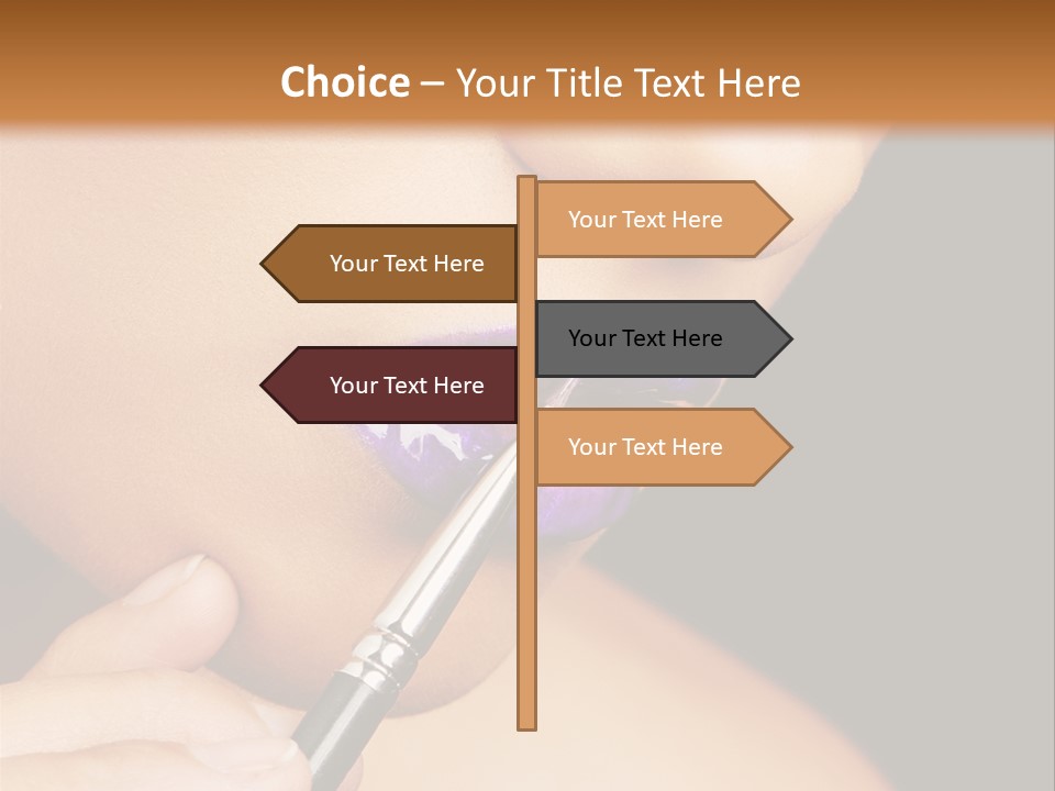 Gold Light Blur PowerPoint Template