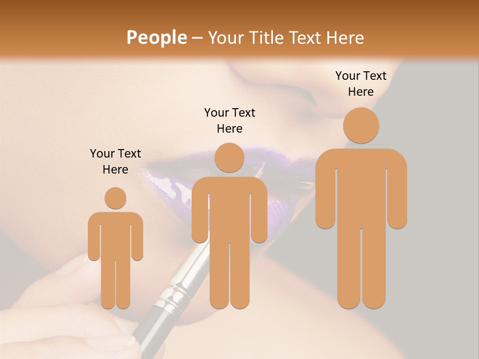 Gold Light Blur PowerPoint Template