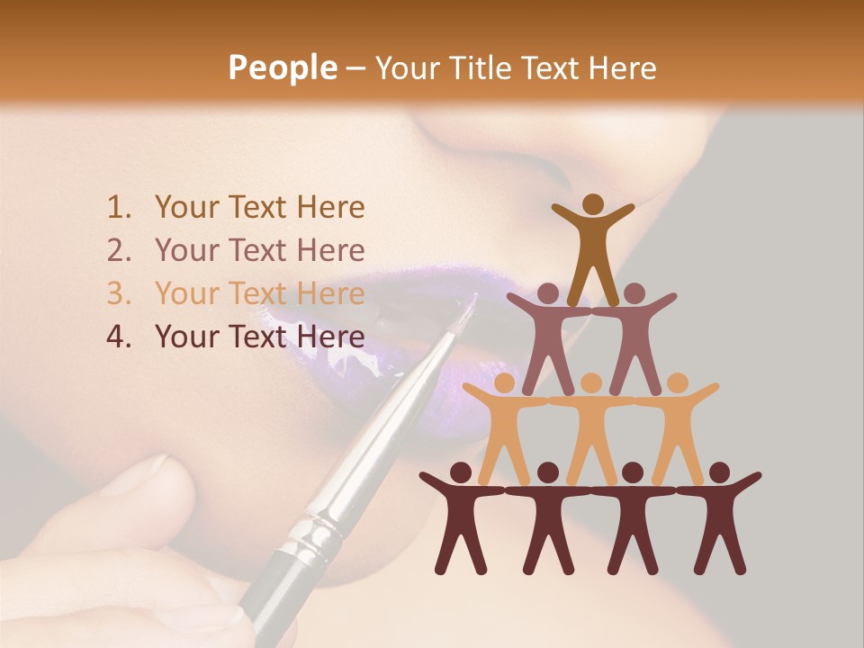 Gold Light Blur PowerPoint Template