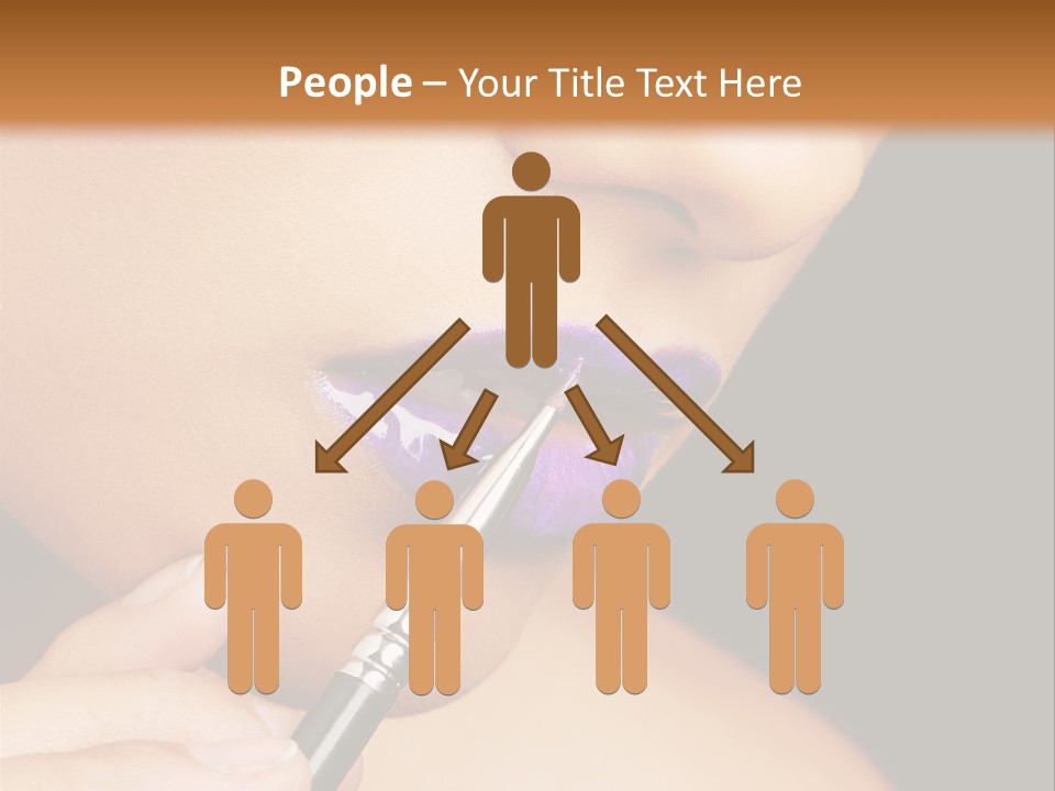 Gold Light Blur PowerPoint Template