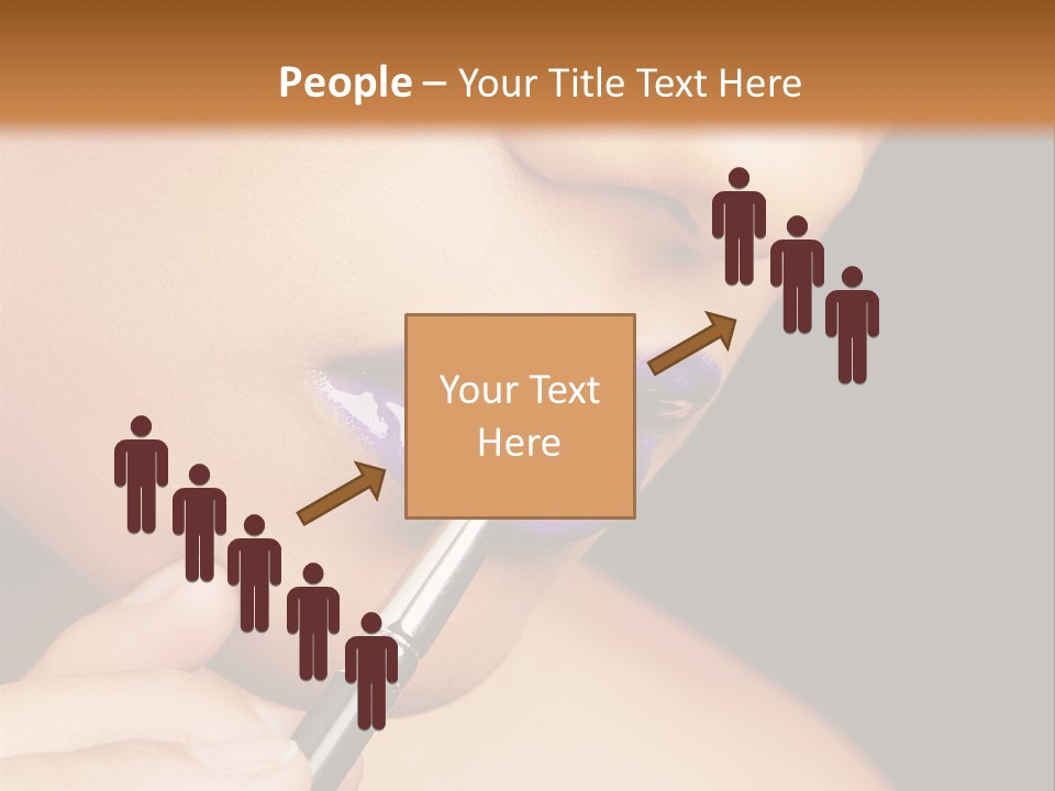 Gold Light Blur PowerPoint Template