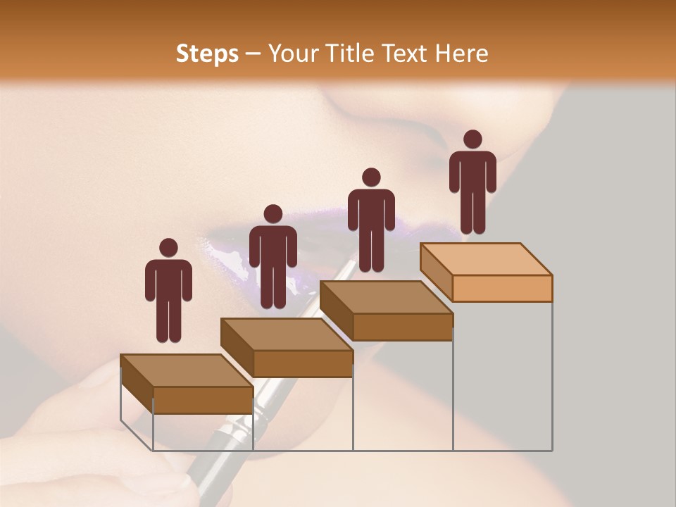 Gold Light Blur PowerPoint Template