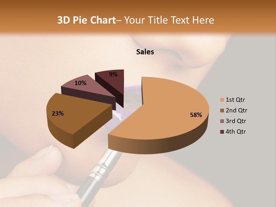 Gold Light Blur PowerPoint Template