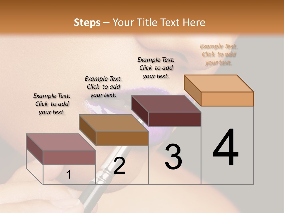 Gold Light Blur PowerPoint Template