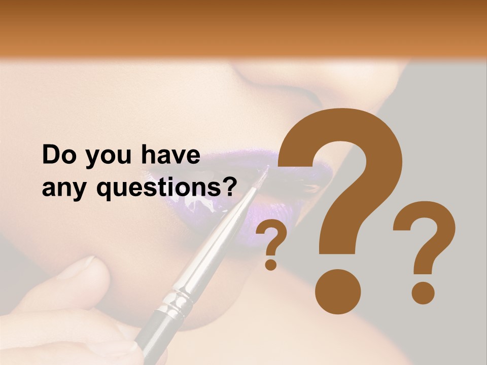 Gold Light Blur PowerPoint Template