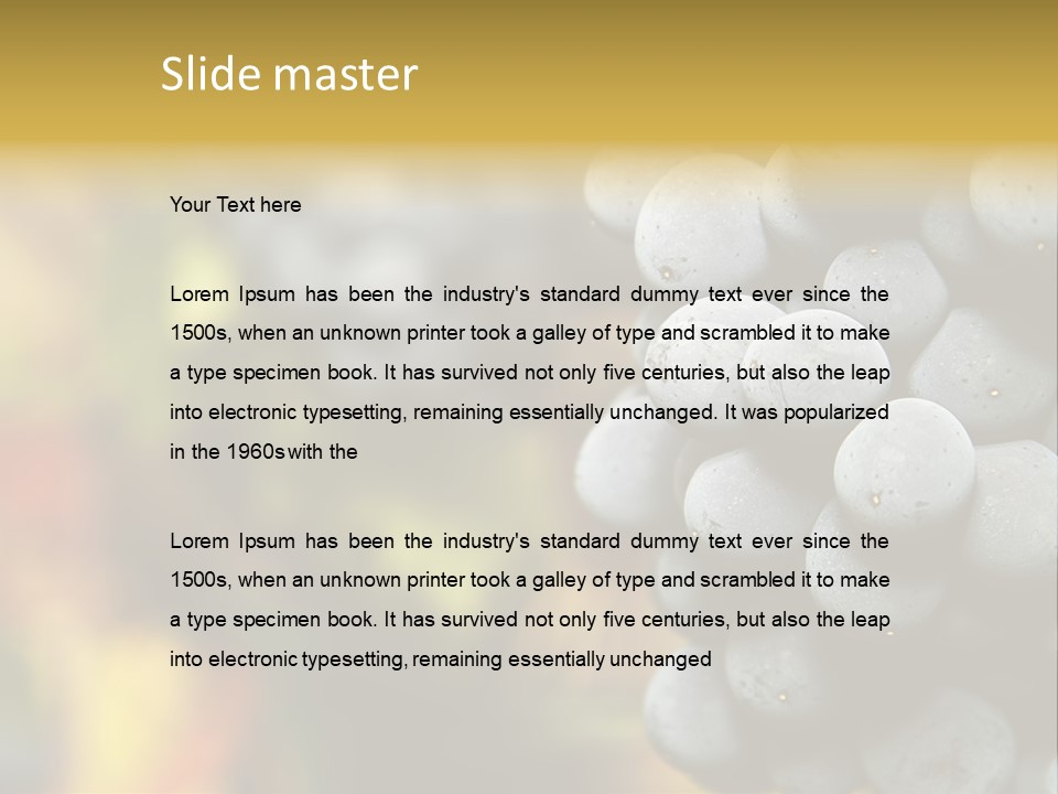 Texture Gold Smooth PowerPoint Template