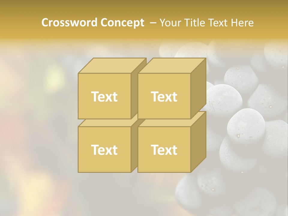 Texture Gold Smooth PowerPoint Template