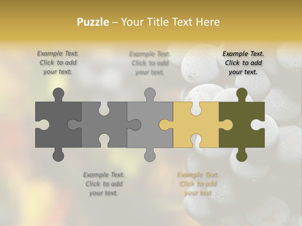 Texture Gold Smooth PowerPoint Template