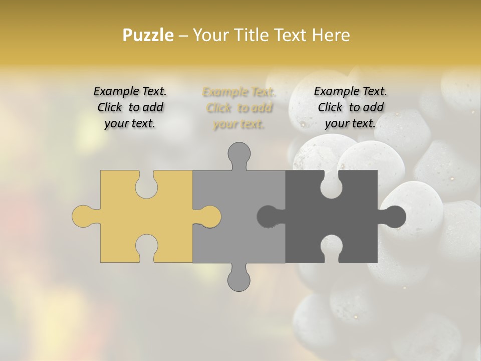 Texture Gold Smooth PowerPoint Template