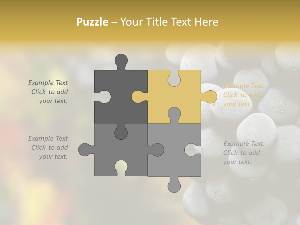 Texture Gold Smooth PowerPoint Template