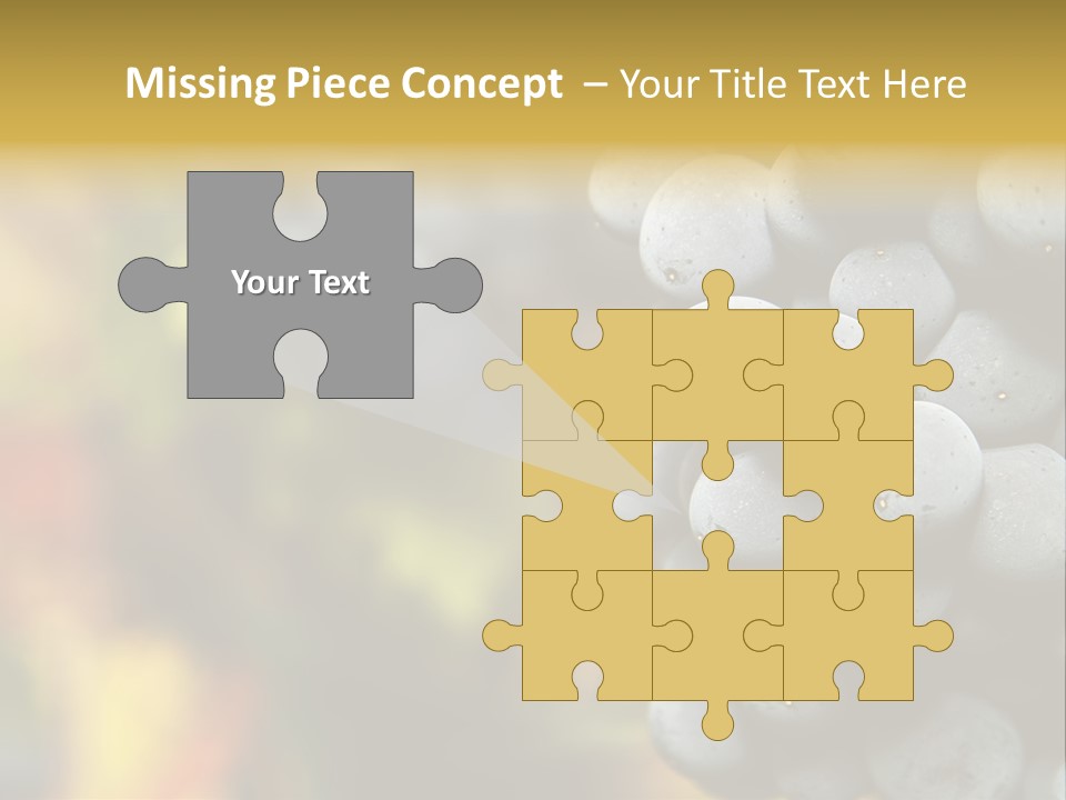 Texture Gold Smooth PowerPoint Template