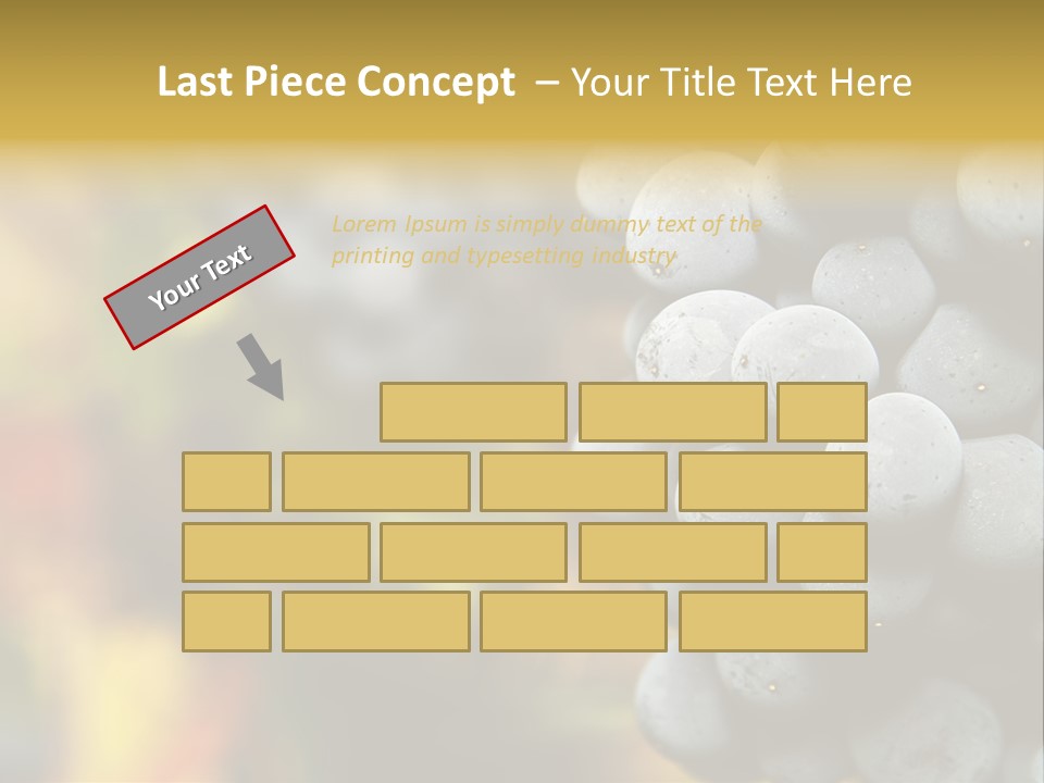Texture Gold Smooth PowerPoint Template