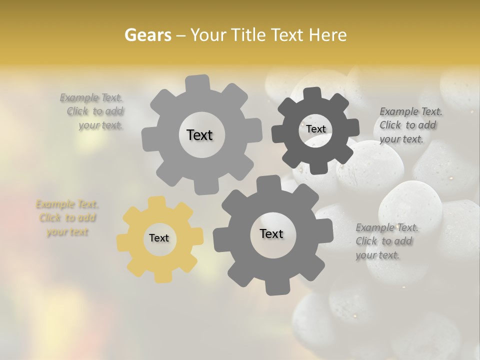 Texture Gold Smooth PowerPoint Template