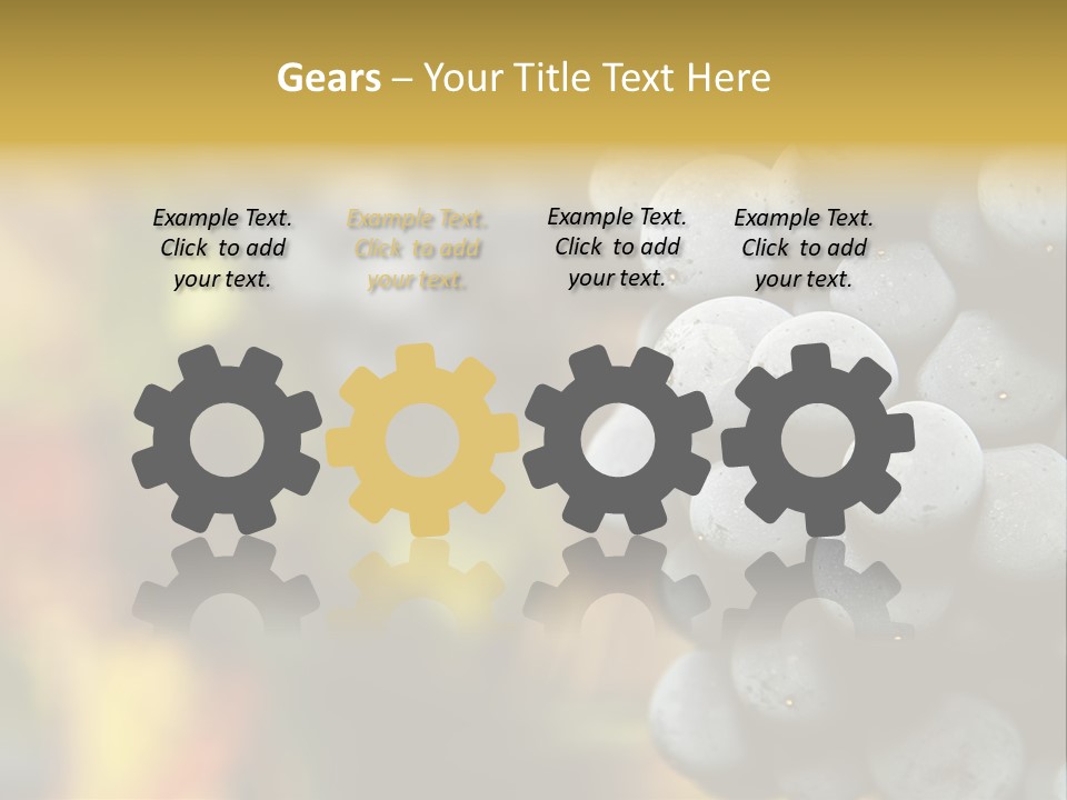 Texture Gold Smooth PowerPoint Template