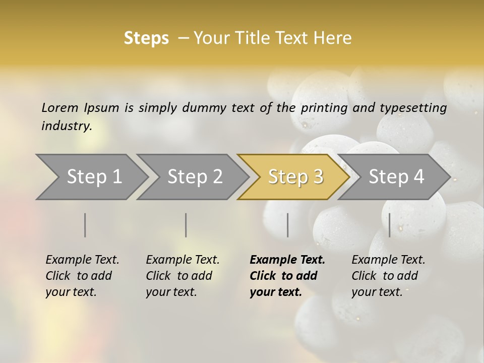 Texture Gold Smooth PowerPoint Template