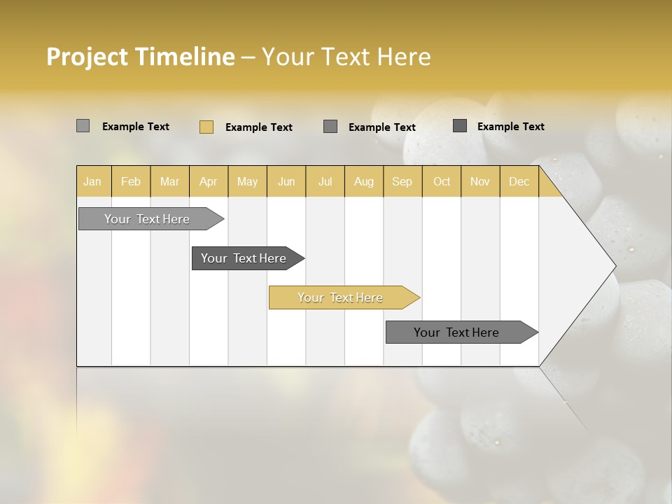 Texture Gold Smooth PowerPoint Template