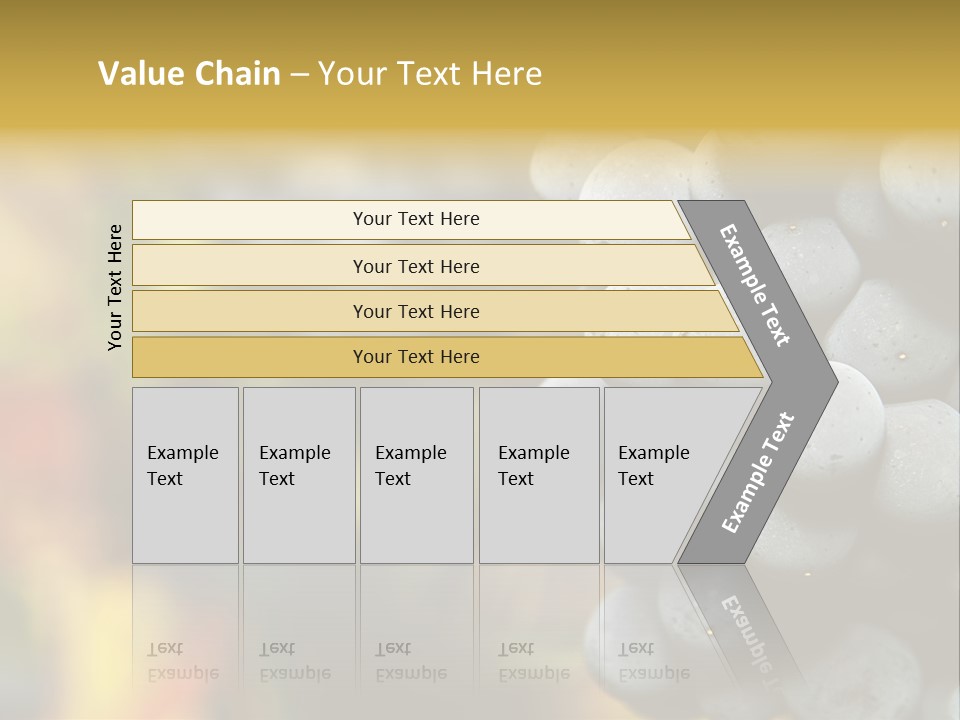 Texture Gold Smooth PowerPoint Template