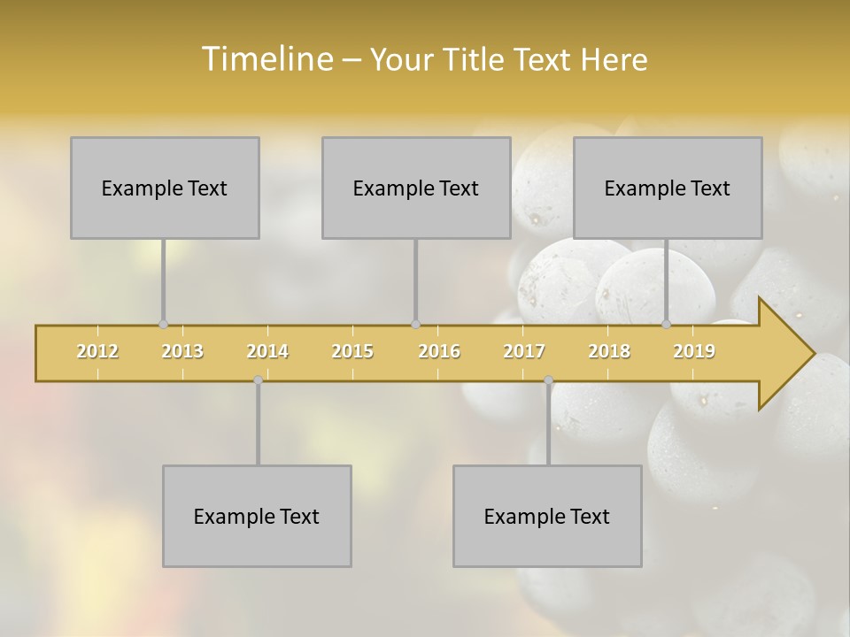 Texture Gold Smooth PowerPoint Template