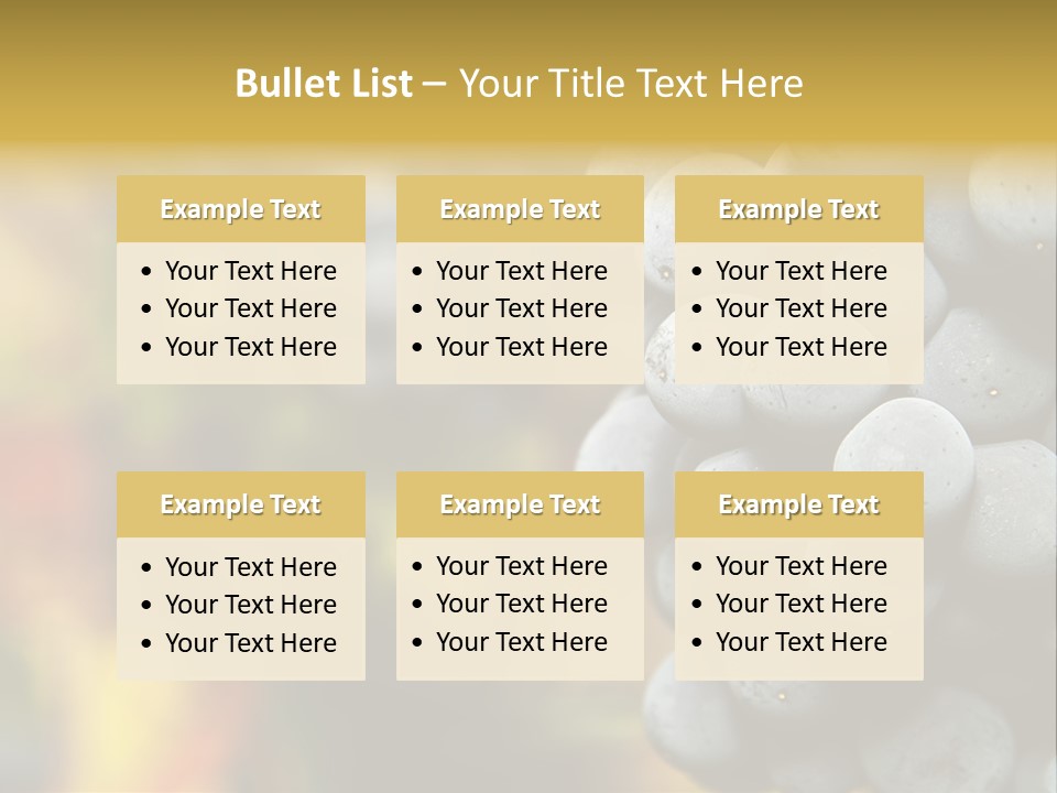 Texture Gold Smooth PowerPoint Template