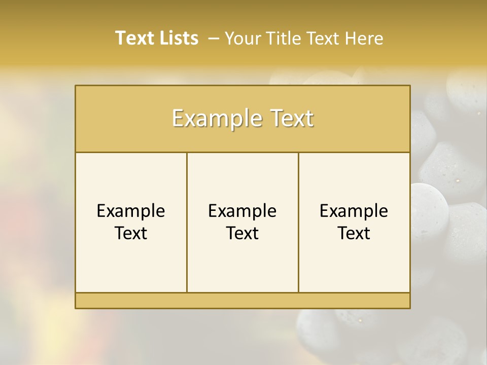 Texture Gold Smooth PowerPoint Template