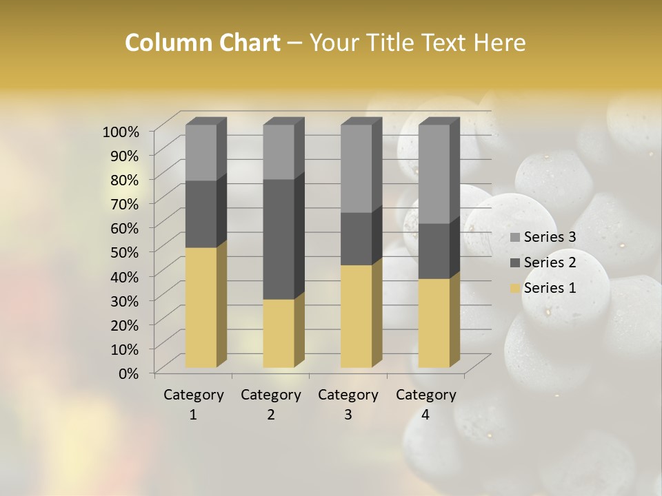 Texture Gold Smooth PowerPoint Template