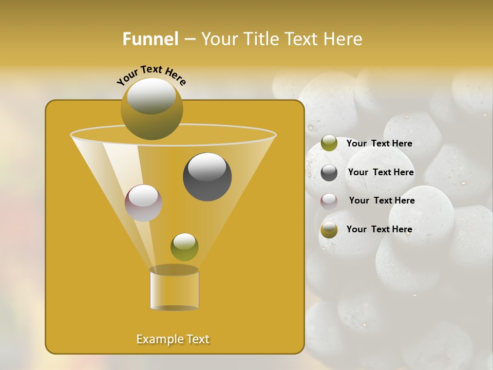 Texture Gold Smooth PowerPoint Template