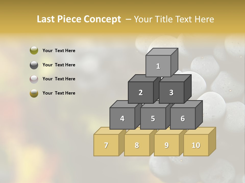 Texture Gold Smooth PowerPoint Template