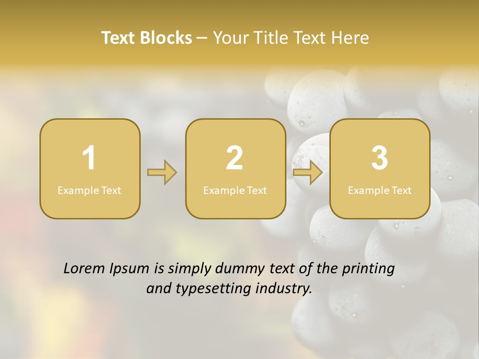 Texture Gold Smooth PowerPoint Template