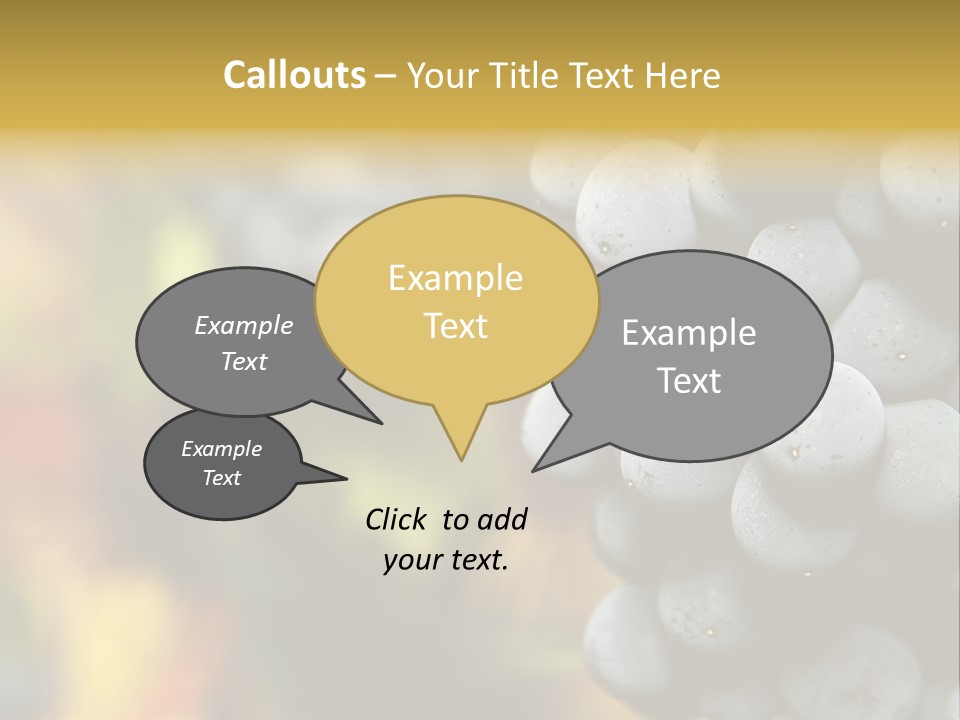 Texture Gold Smooth PowerPoint Template