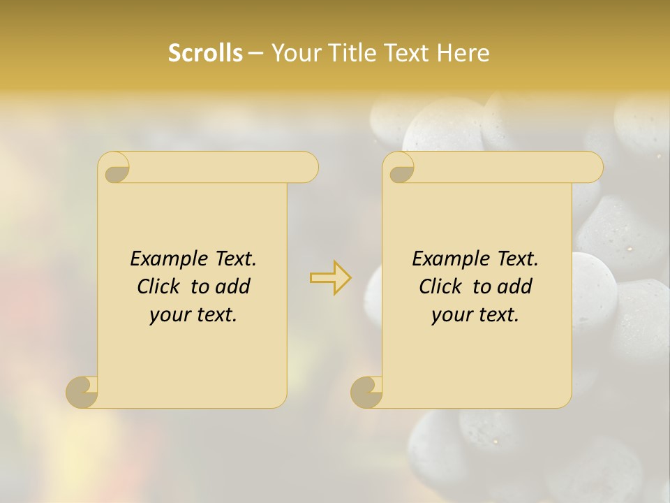 Texture Gold Smooth PowerPoint Template
