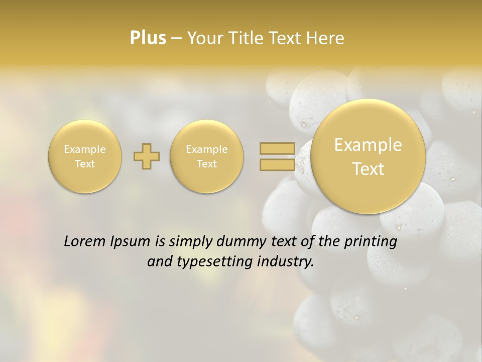 Texture Gold Smooth PowerPoint Template