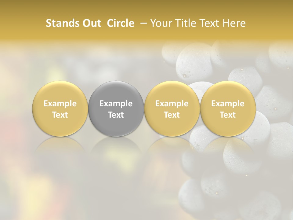 Texture Gold Smooth PowerPoint Template