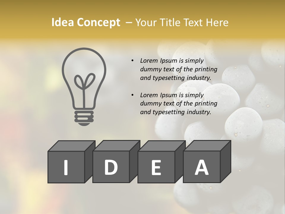 Texture Gold Smooth PowerPoint Template