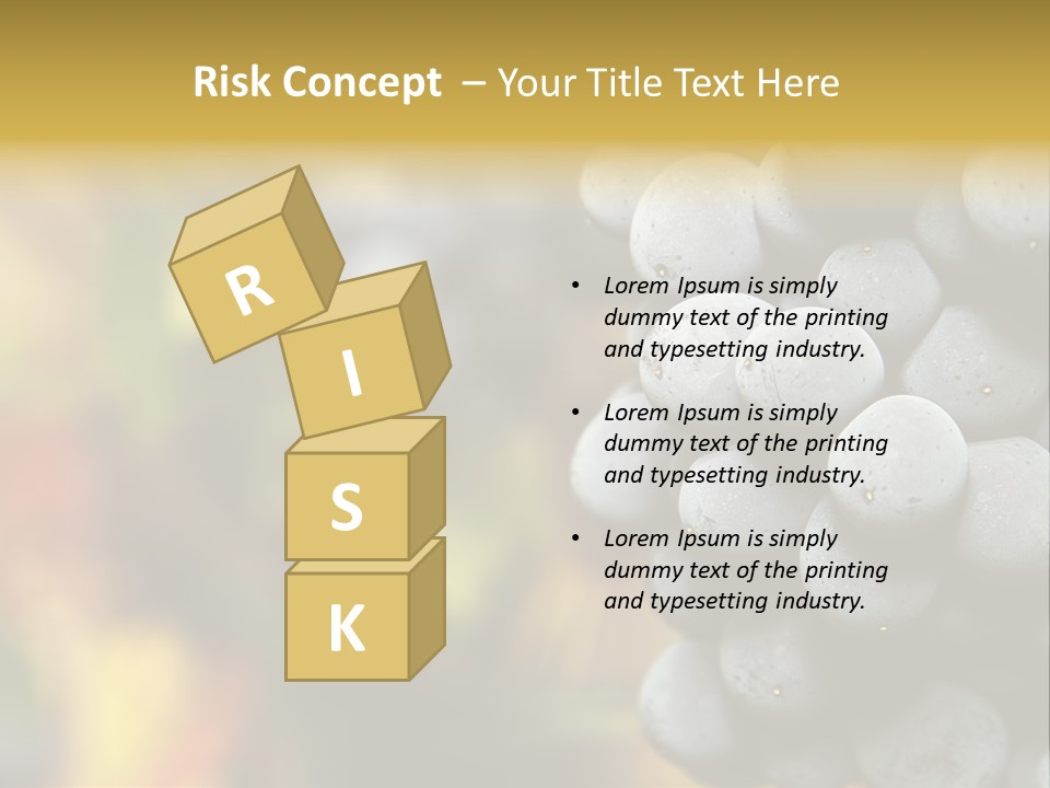 Texture Gold Smooth PowerPoint Template