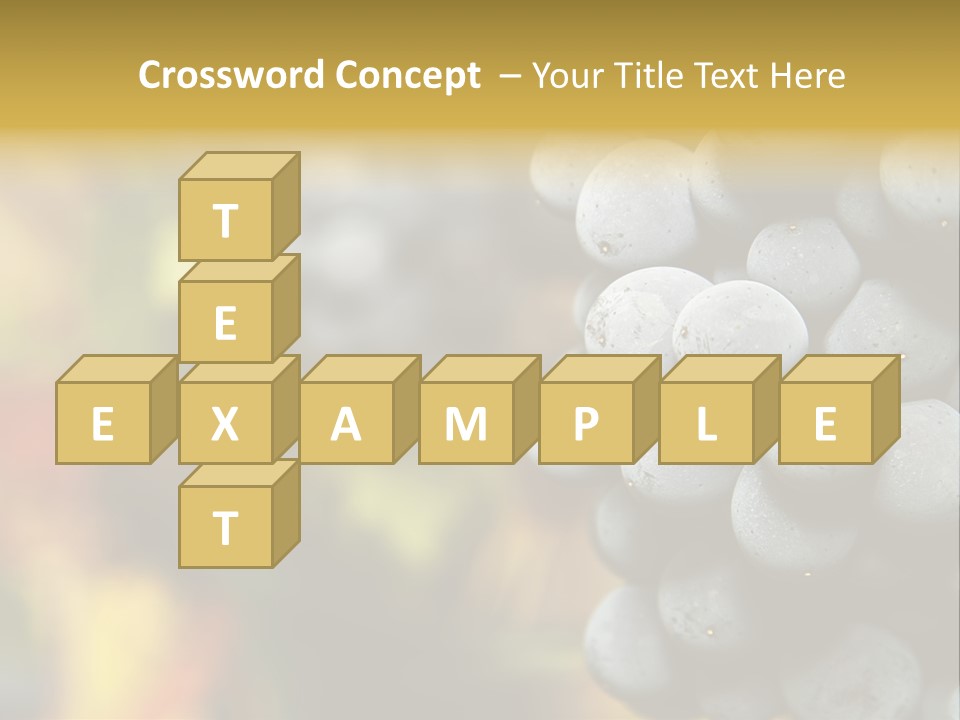 Texture Gold Smooth PowerPoint Template