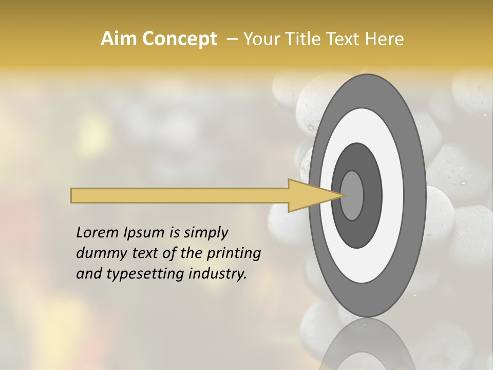 Texture Gold Smooth PowerPoint Template