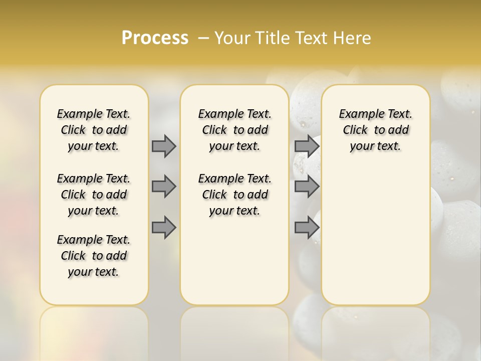 Texture Gold Smooth PowerPoint Template