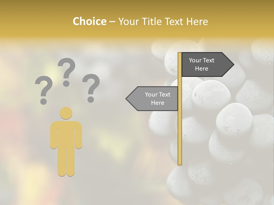 Texture Gold Smooth PowerPoint Template