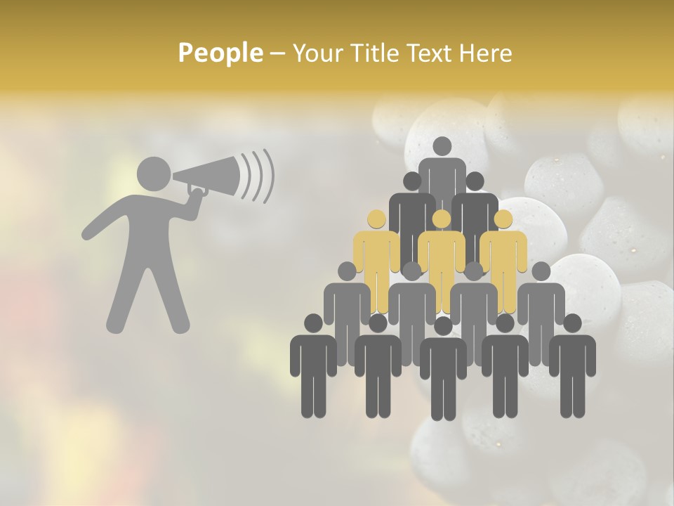 Texture Gold Smooth PowerPoint Template